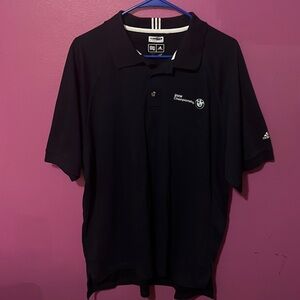 Adidas ClimaCool Men's Golf Polo Shirt Size XL BMW Championship Navy Blue